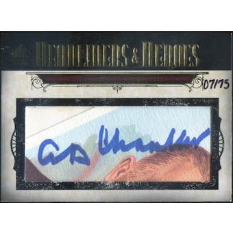 2008 SP Legendary Cuts Headliners and Heroes Cut Signatures #HC Happ Chandler Autograph #/75 (Reed Buy)