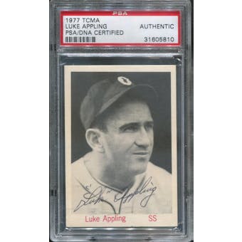1977 TCMA Luke Appling PSA/DNA Autograph AUTH *5810 (Reed Buy)