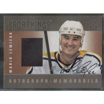 2007 Sportkings Autograph Memorabilia Silver #AMML Mario Lemieux JSY (Reed Buy)
