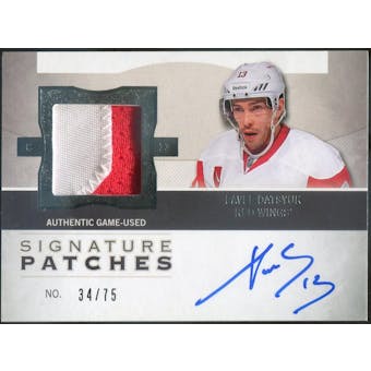 2012/13 The Cup Signature Patches #SPPD Pavel Datsyuk Autograph #/75 (Reed Buy)