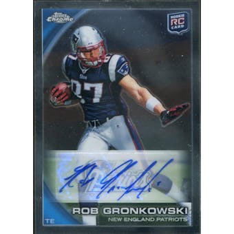 2010 Topps Chrome Rookie Autographs #C112 Rob Gronkowski (Reed Buy)