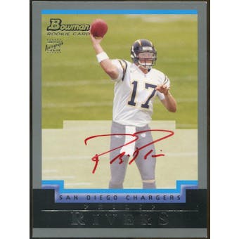 2004 Bowman Rookie Autographs Red #113 Philip Rivers (Reed Buy)