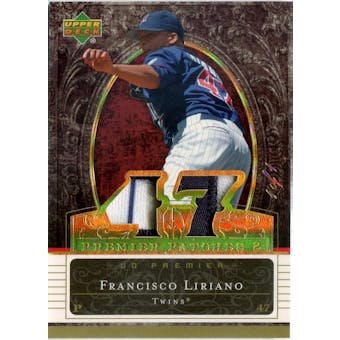 2007 Upper Deck Premier Patches Dual Masterpiece #FL Francisco Liriano 1/1 (Reed Buy)