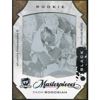 2008/09 The Cup Printing Plates Artifacts Black #299 Zach Bogosian 1/1 (Reed Buy)