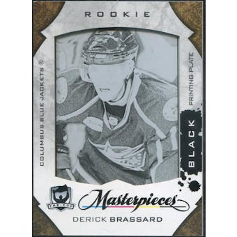 2008/09 The Cup Printing Plates Collector's Choice Black #206 Derick Brassard 1/1 (Reed Buy)