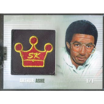 2008 Sportkings Logo Card #17 Arthur Ashe 1/1 (Reed Buy)