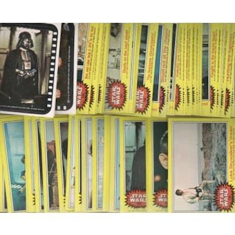 Star Wars Series 3 (Yellow) Complete Set w/stickers (1977 Topps)