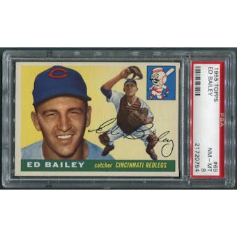 1955 Topps Baseball #69 Ed Bailey PSA 8 (NM-MT)