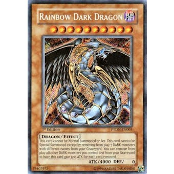 Yu-Gi-Oh Phantom Darkness Single Rainbow Dark Dragon Secret Rare