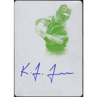 2013 Bowman Sterling Prospect Autographs Printing Plates Yellow #KF Kevin Franklin 1/1 (Reed Buy)