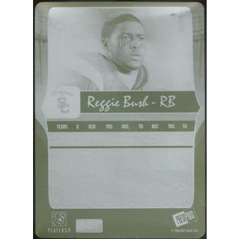 2006 Press Pass Legends Press Plate Black #47 Reggie Bush 1/1 (Reed Buy)