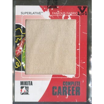 2009/10 ITG Superlative Famous Fabrics Complete Career Silver #CC09 Stan Mikita Vault 1/1 (Reed Buy)