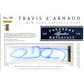 2014 Panini National Treasures Treasure Signature Materials Brand Logo #96 Travis d'Arnaud Autograph 1/1 (Reed