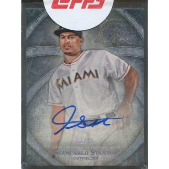 2014 Topps Five Star Autographs Rainbow #FSAGS Giancarlo Stanton #/25 (Reed Buy)
