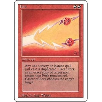 Magic the Gathering Revised Edition Fork NEAR MINT (NM)
