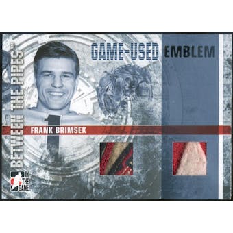 2006/07 ITG Between The Pipes Emblems #GUE54 Frank Brimsek (Reed Buy)