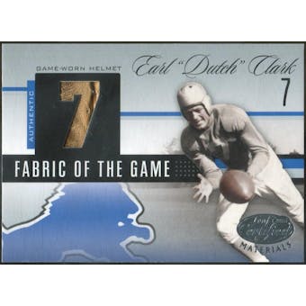 2006 Leaf Certified Materials Fabric of the Game Jersey Number #56 Dutch Clark #/7 (Reed Buy)