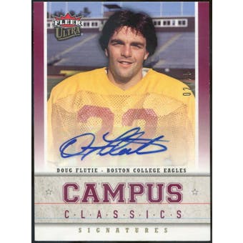 2006 Fleer Ultra Campus Classics Autographs #CCDF Doug Flutie #/25 (Reed Buy)