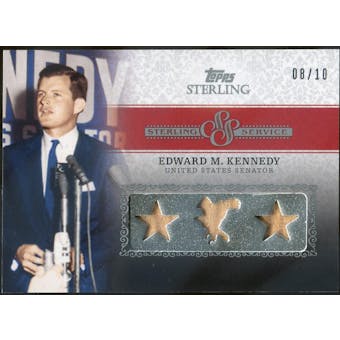 2009 Topps Sterling Spectator Relics #SSPR3 Edward M. Kennedy #/10 (Reed Buy)