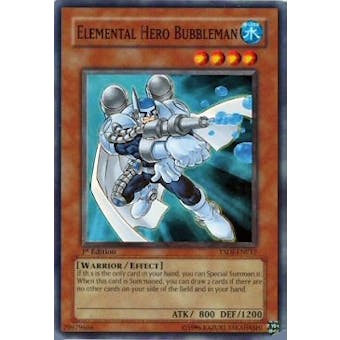 Yu-Gi-Oh SD Jaden Yuki 1st Ed. Single Elemental Hero Bubbleman Super Rare (YSDJ-EN017)