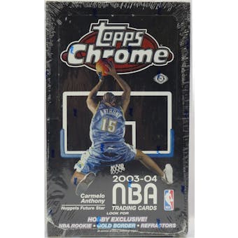 2003/04 Topps Chrome Basketball Hobby Box (Reed Buy)