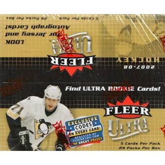 2007/08 Fleer Ultra Hockey 24-Pack Box
