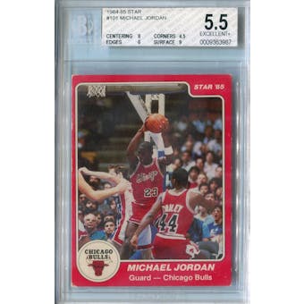 1984/85 Star #101 Michael Jordan XRC BGS 5.5 *3987 (Reed Buy)