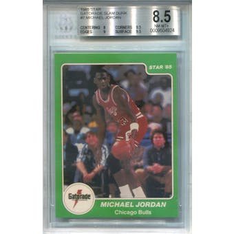 1985 Star Gatorade #7 Michael Jordan BGS 8.5 *4924 (Reed Buy)