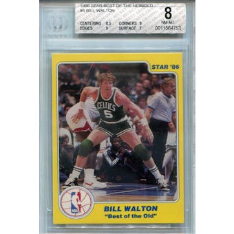 1986 Star Best of the Old #8 Bill Walton BGS 8 *4753 (Reed Buy)