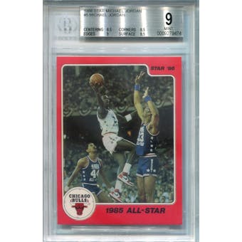 1986 Star Michael Jordan 10 Card Set #5 BGS 9 *9474 (Reed Buy)