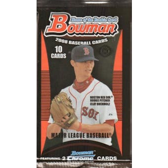 2008 Bowman Baseball Hobby Pack