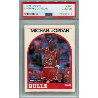 1989/90 Hoops #200 Michael Jordan PSA 10 *7317 (Reed Buy)