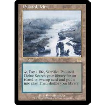 Magic the Gathering Onslaught Single Polluted Delta - MODERATE PLAY (MP)