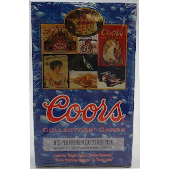 Coors Collectors' Cards Wax Box (1995 Coors Brewing) (Reed Buy)