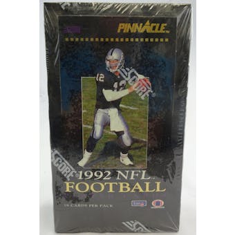 1992 Pinnacle Football Hobby Box (Reed Buy)