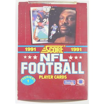 1991 Score Series 1 Football Wax Box (Reed Buy)