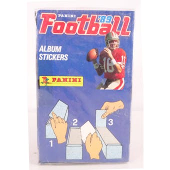 1989 Panini Stickers Football Box (Reed Buy)