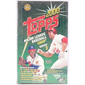 2000 Topps Series 2 Baseball Jumbo Box (Reed Buy)
