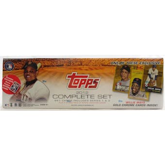 2012 Topps Factory Set Baseball Hobby (Box) (Willie Mays Edition)