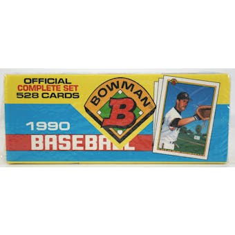 1990 Bowman Baseball Factory Set (Christmas Box) (Reed Buy)