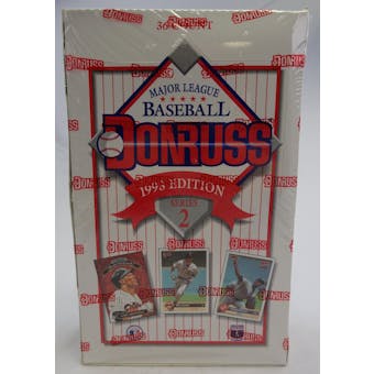 1993 Donruss Series 2 Baseball Hobby Box (Reed Buy)