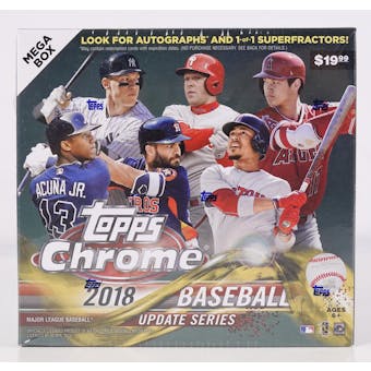 2018 Topps Chrome Update Baseball Mega Box (Reed Buy)