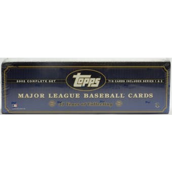 2002 Topps Baseball HTA Factory Set (Box) (Blue) (Reed Buy)
