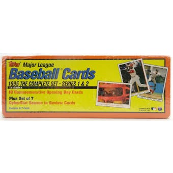 1995 Topps Baseball Retail Factory Set (box) (Yellow) (Reed Buy)
