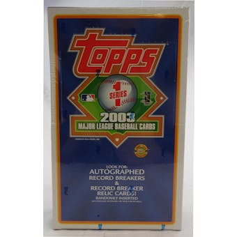 2003 Topps Series 1 Baseball Jumbo Box (Reed Buy)