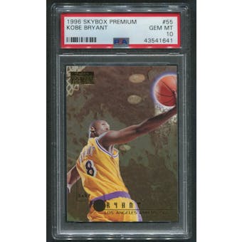 1996/97 Skybox Premium Basketball #55 Kobe Bryant Rookie PSA 10 (GEM MT)