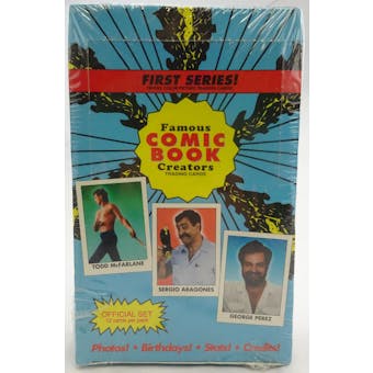 Famous Comic Book Creators Wax Box (1992 Eclipse) (Reed Buy)