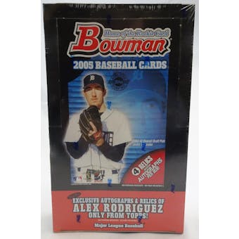 2005 Bowman Baseball Jumbo Box (Reed Buy)