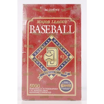 1992 Donruss Series 2 Baseball Hobby Box