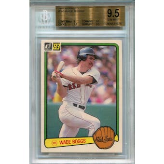 1983 Donruss #586 Wade Boggs RC BGS 9.5 *1675 (Reed Buy)